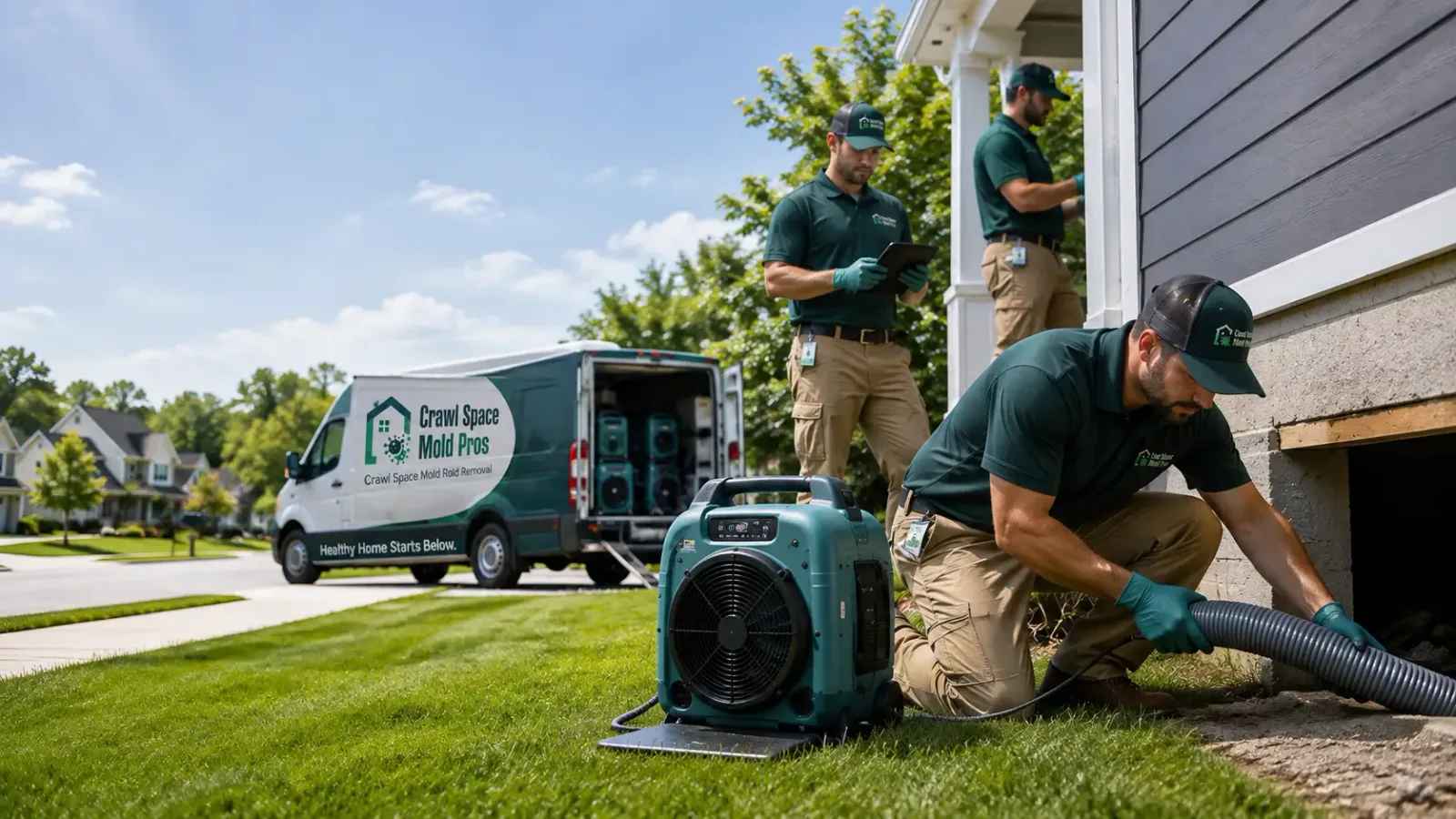 Crawl Space Mold Removal in Lucan, MN